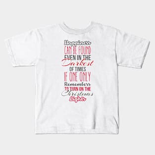 Christmas Lights Kids T-Shirt